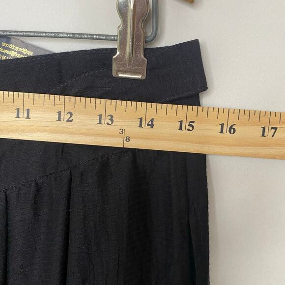 Paul Ropp Women's Black Silk Pants Vintage Size 3 US Y2K 90s Regular Fit NEW - Picture 6 of 12